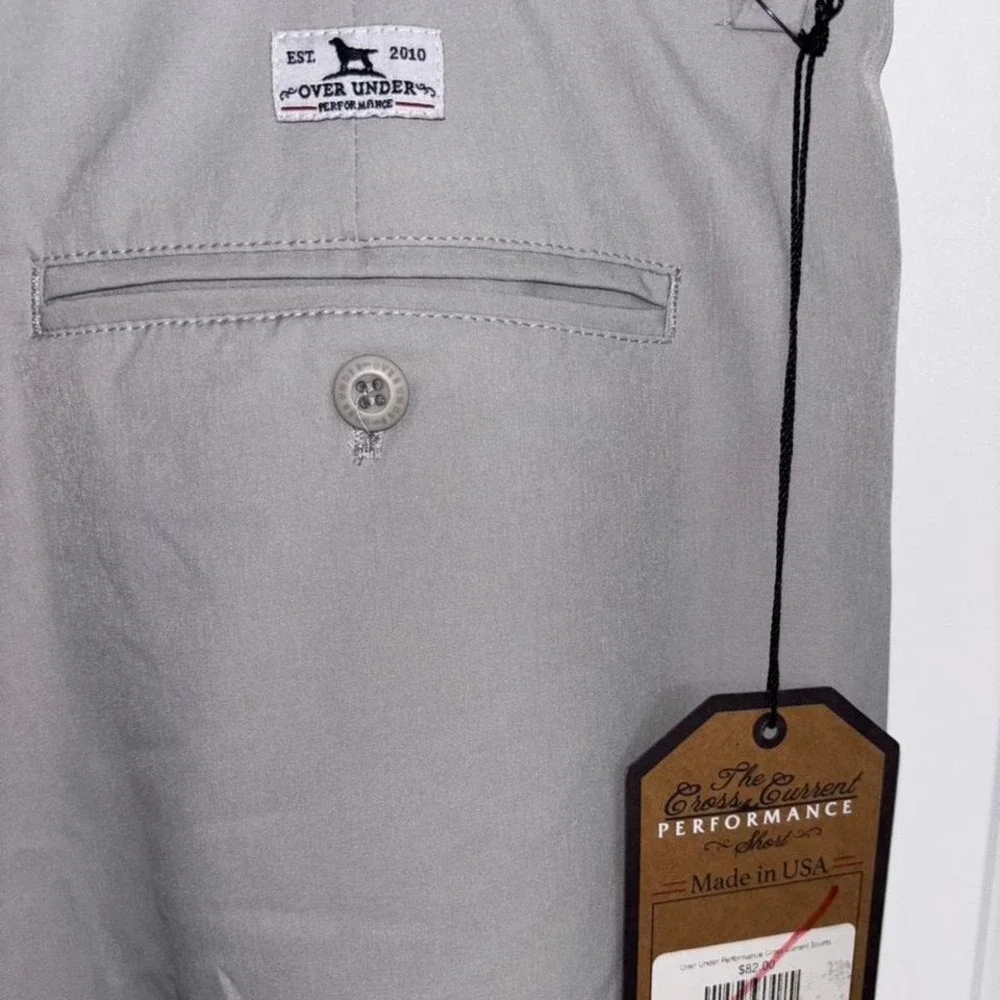 Over Under Performance grey shorts Size 38 #golfwear‎ #athletic
